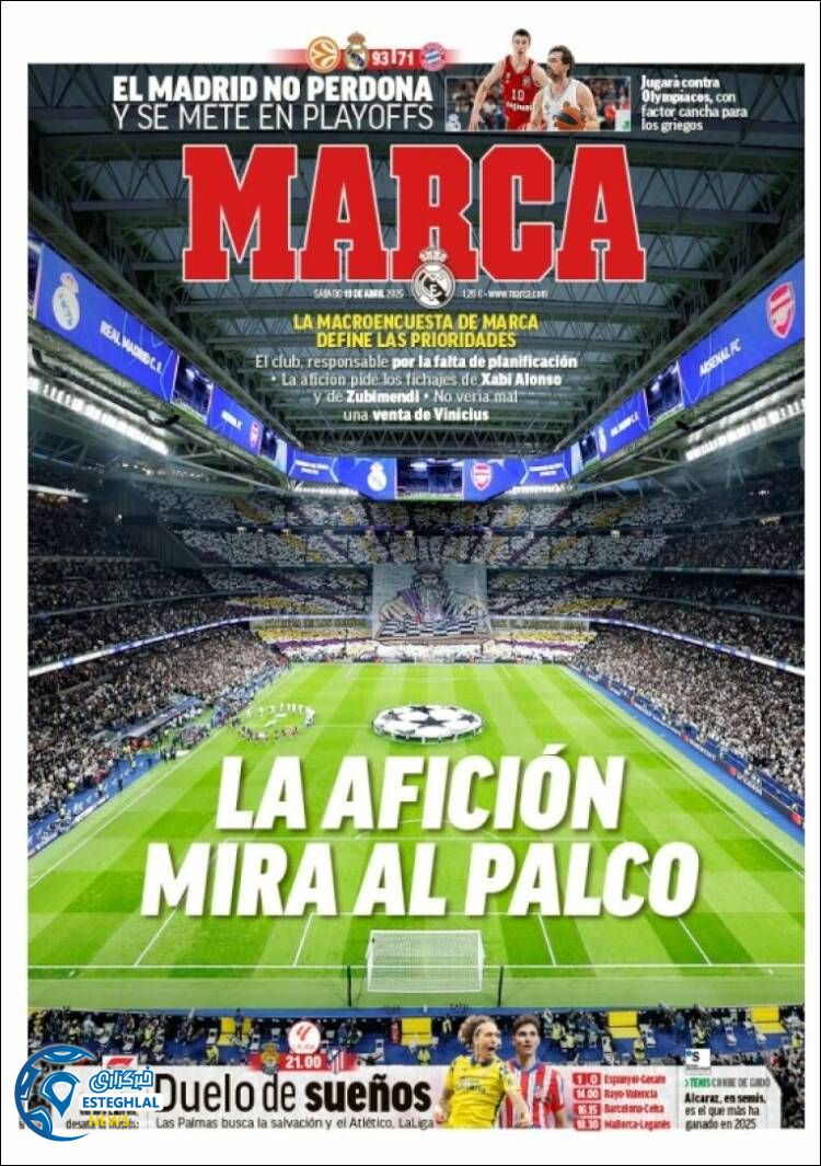 روزنامه  ورزشی مارکا شنبه 30 فروردین 1404 