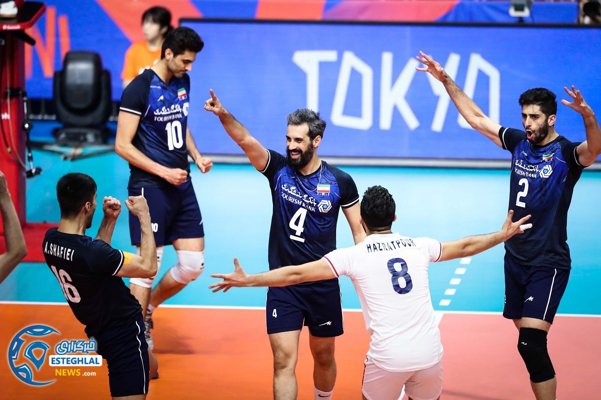 دیدار تیم ملی والیبال برزیل و ایران