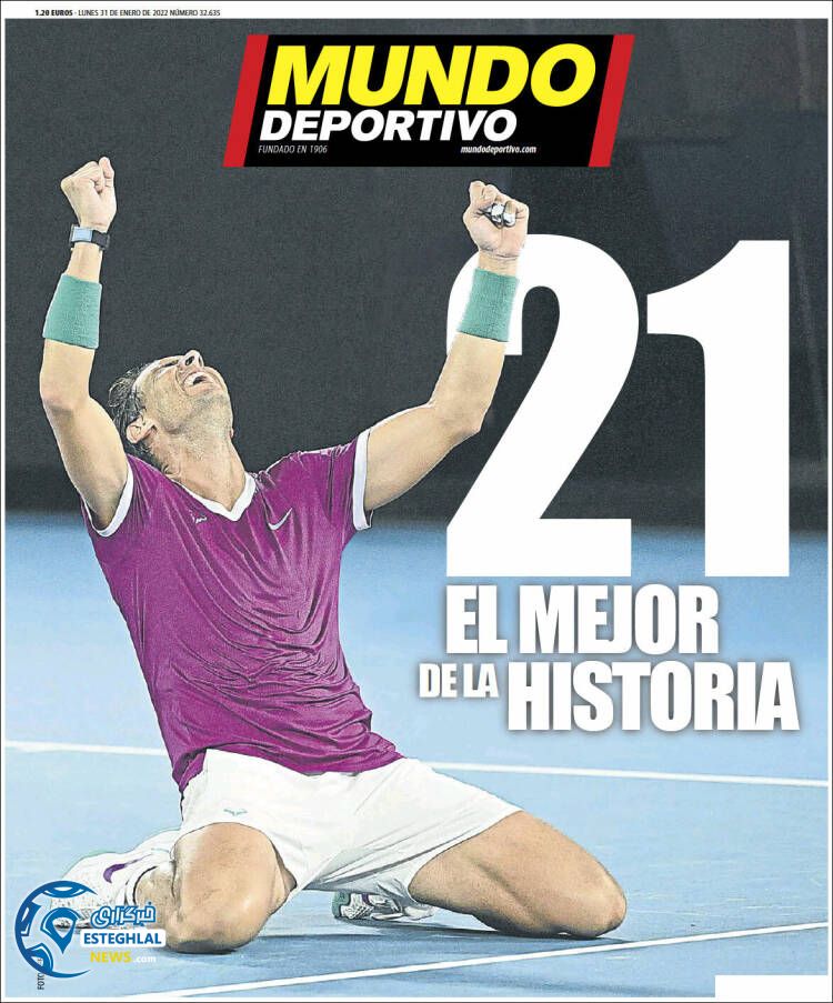 روزنامه ورزشی موندو دپورتیوو دوشنبه 11 بهمن 1400