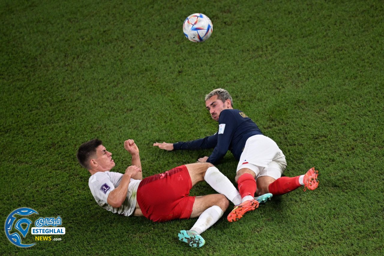 فرانسه 2-1 دانمارک&nbsp;