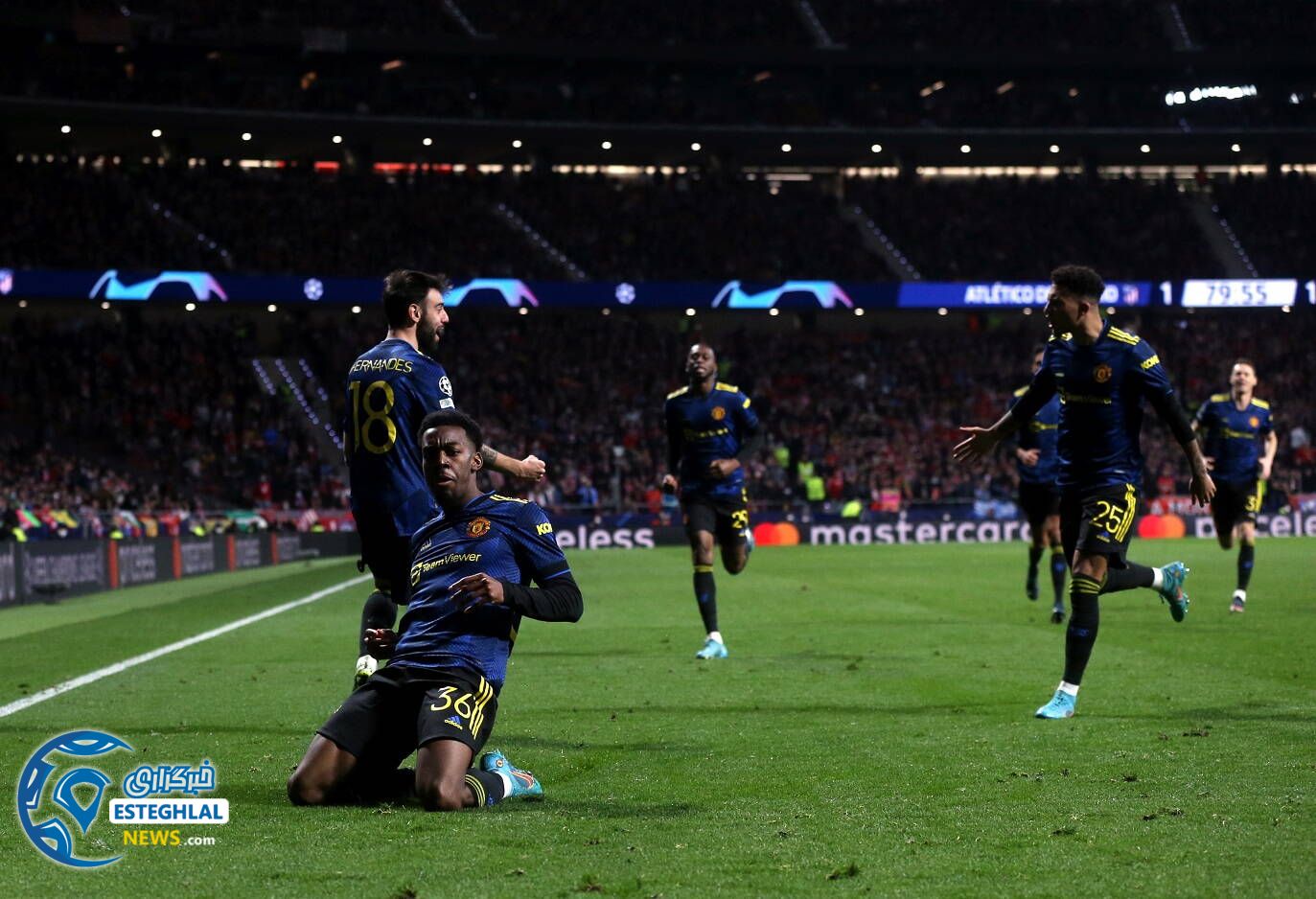 اتلتیکومادرید 1-1 منچستریونایتد