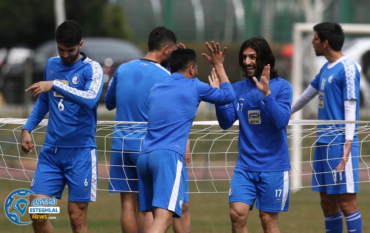 تمرین استقلال 23 اسفند ماه 97