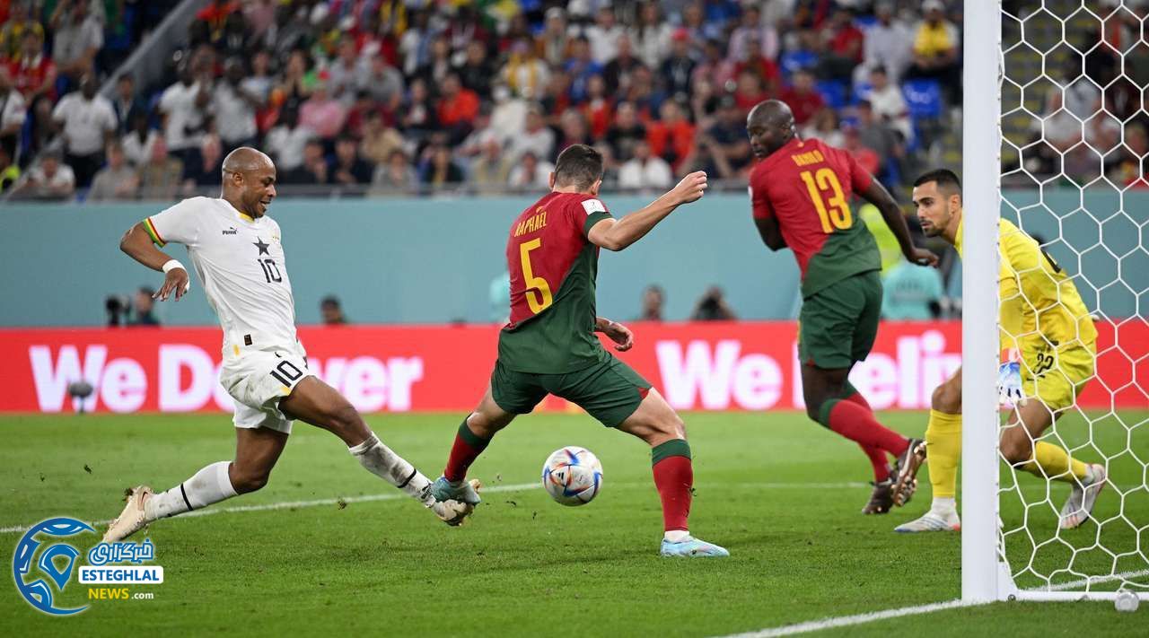 پرتغال 3-2 غنا&nbsp;