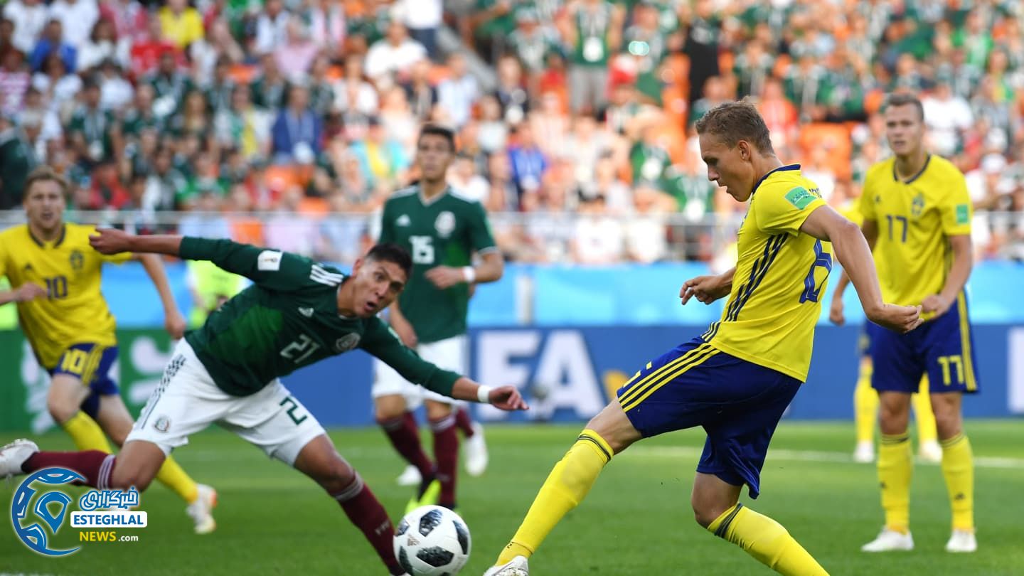 بازی مکزیک و سوئد جام جهانی 2018