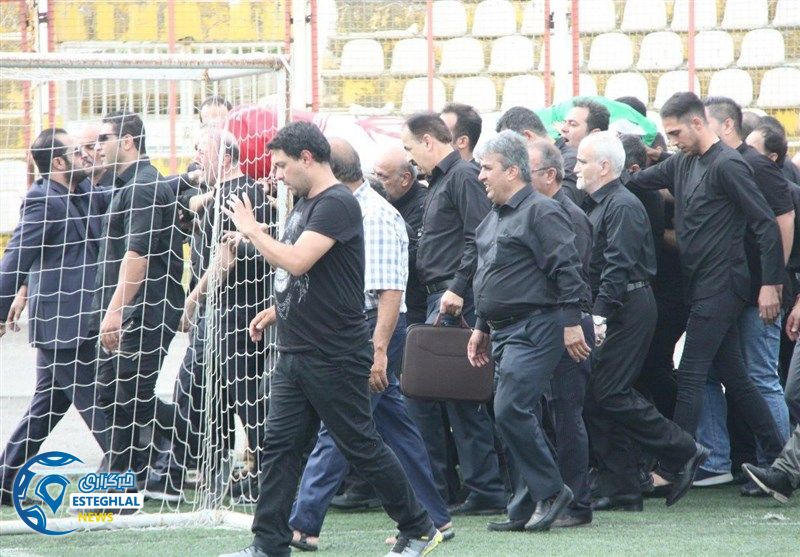 مراسم تشییع پیکر مجید غلام نژاد