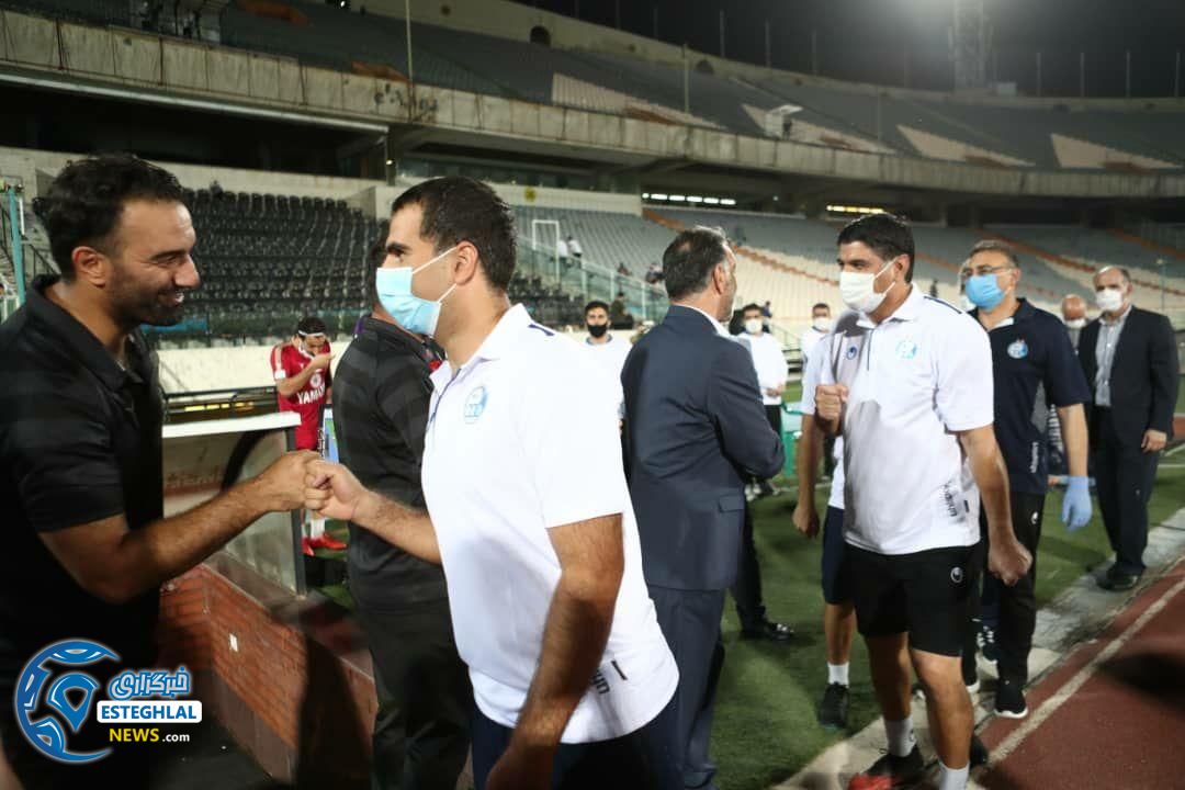 حواشی دیدار استقلال و نساجی