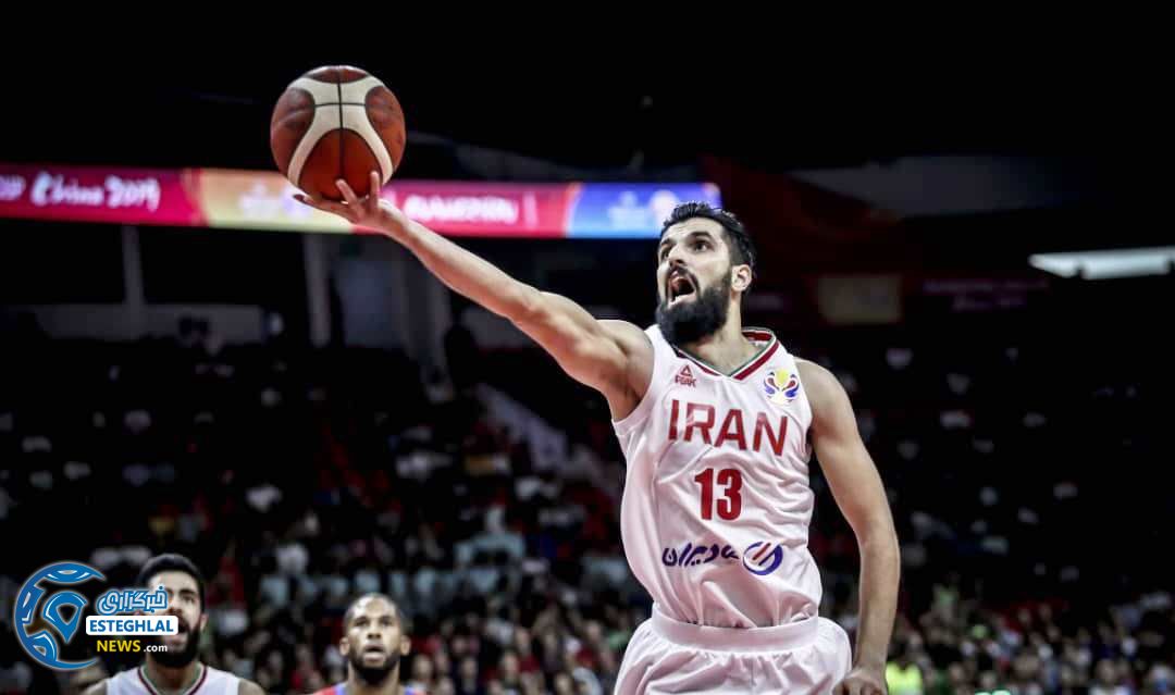 دیدار تیم ملی بسکتبال ایران و پورتوریکو