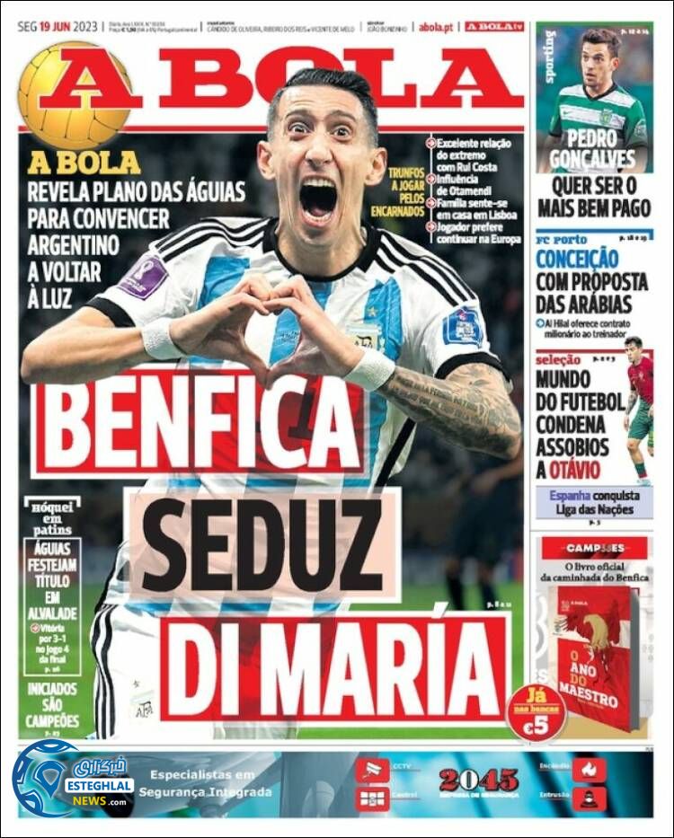 روزنامه ورزشی آبولا دوشنبه 29 خرداد 1402 