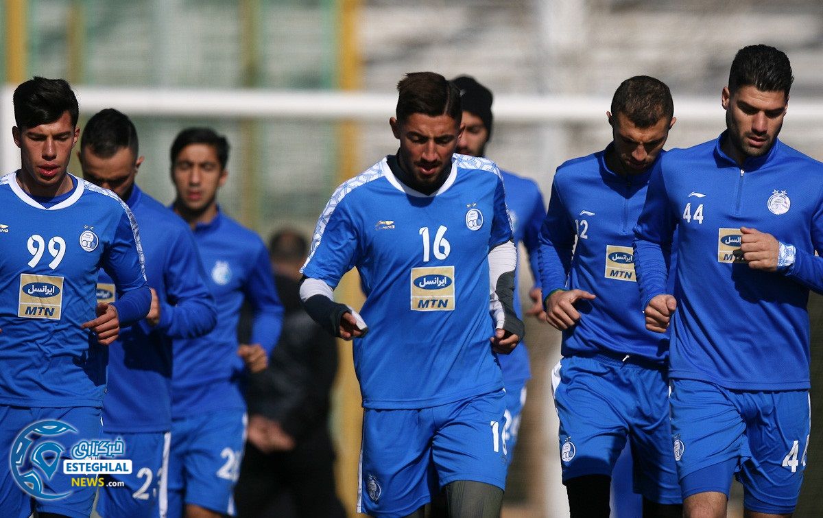 تمرین استقلال 10 بهمن  ماه 97