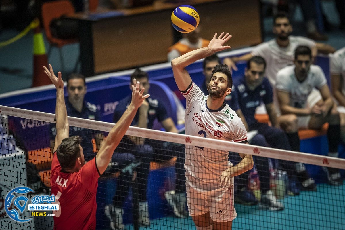 دیدار تیم های ملی والیبال ایران و پرتغال