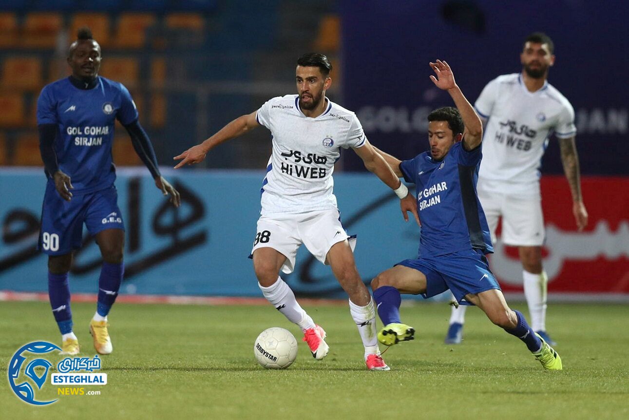 گل گهر سیرجان 1-2 استقلال تهران