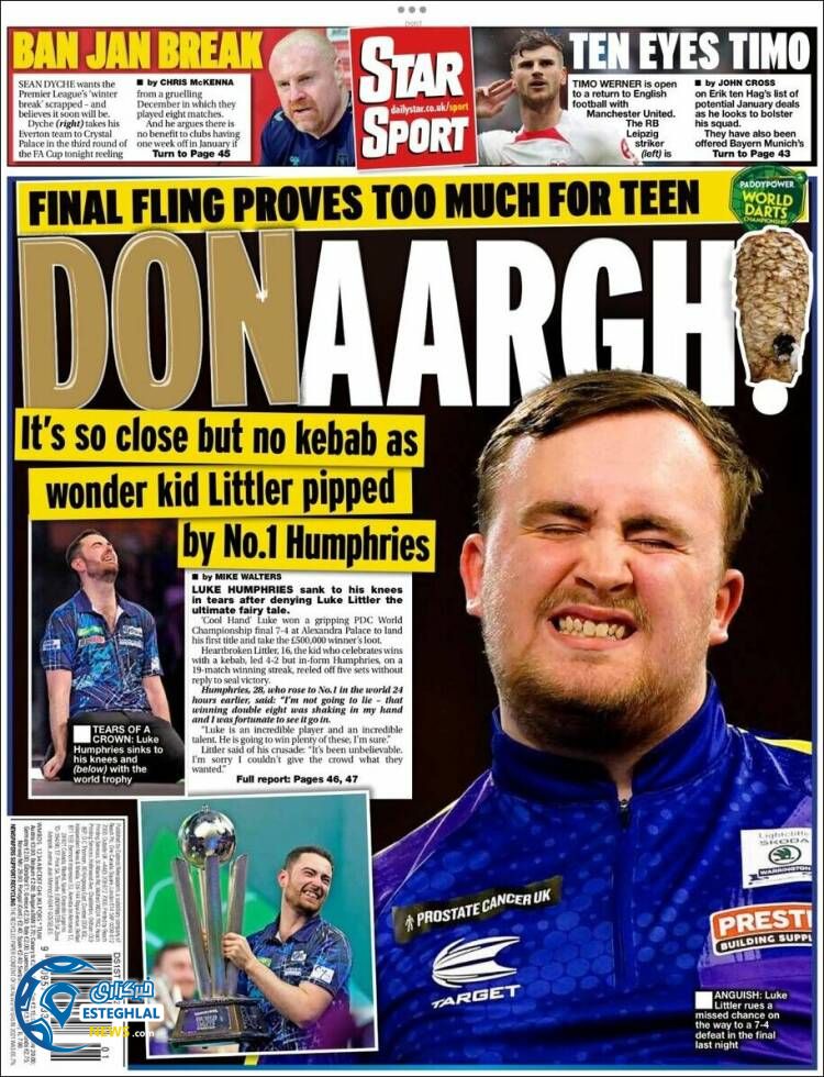 روزنامه ورزشی استار اسپورت پنجشنبه 14 دی 1402 