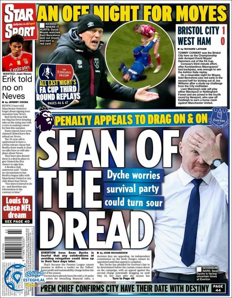 روزنامه ورزشی استار اسپورت چهارشنبه 27 دی 1402 