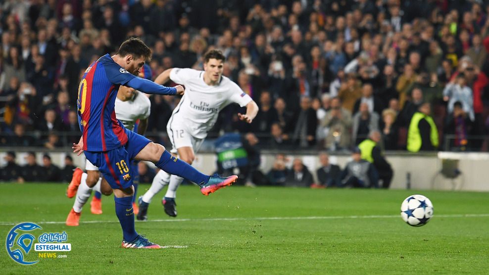 لیگ قهرمانان اروپا دیدار بارسلونا و پاری سن ژرمن