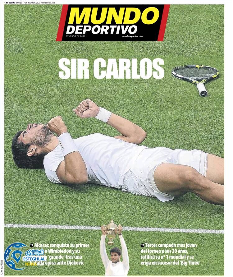 روزنامه ورزشی موندو دپورتیوو دوشنبه 26 تیر 1402 