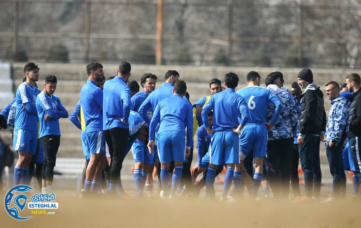 تمرین استقلال 25 بهمن  ماه 97