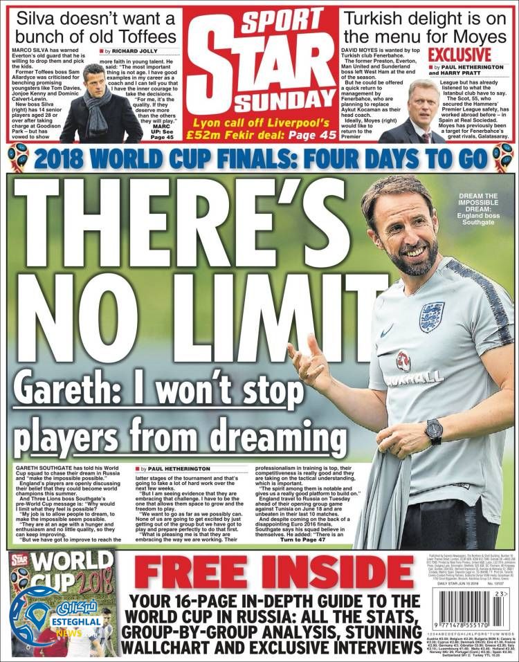 روزنامه ورزشی استار اسپورت یکشنبه 20 خرداد 1397