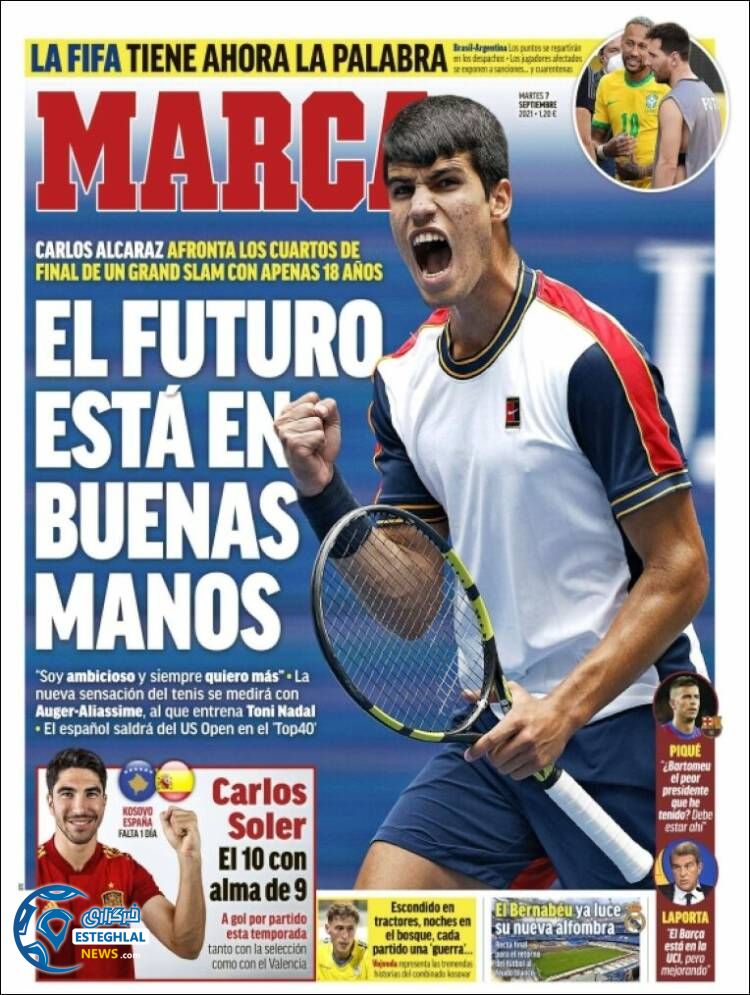 روزنامه ورزشی مارکا سه شنبه 16 شهریور 1400