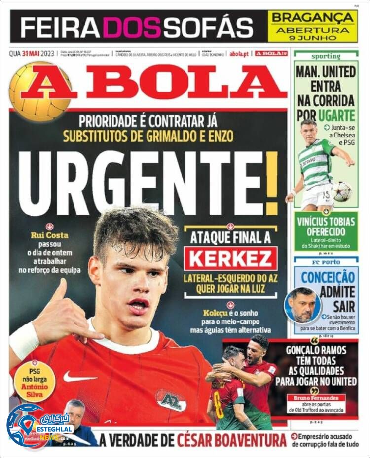 روزنامه ورزشی آبولا چهارشنبه 10 خرداد 1402 