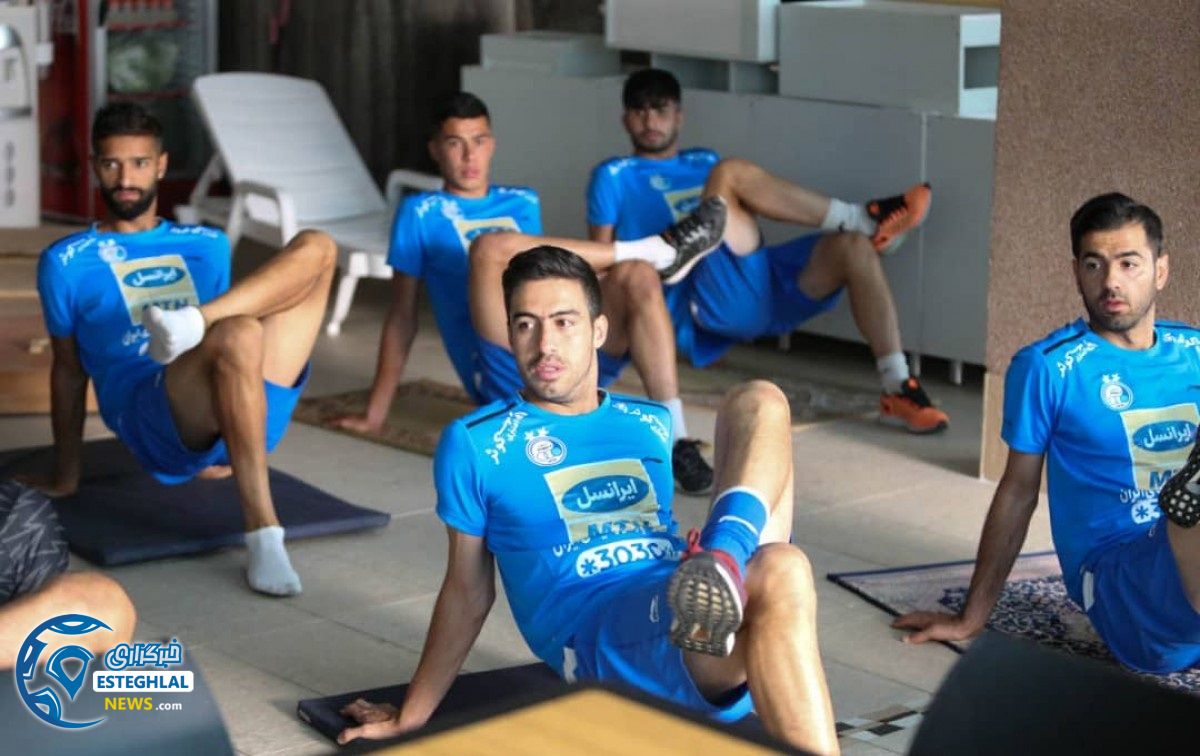 تمرین استقلال یکشنبه صبح 14 مرداد 97