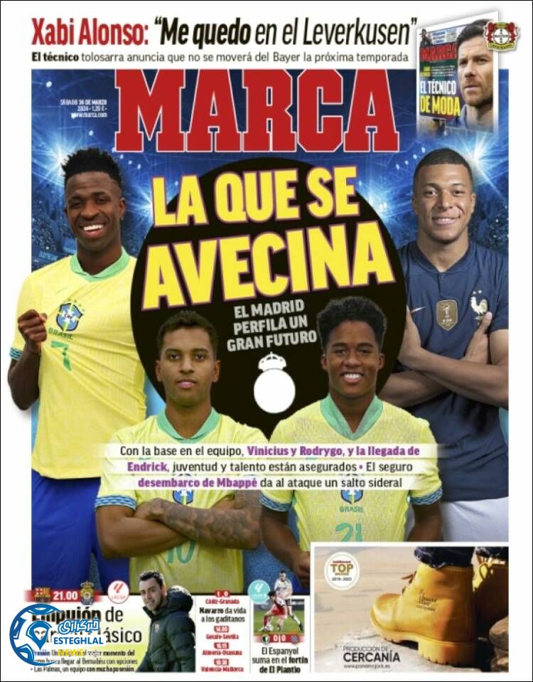 روزنامه ورزشی مارکا شنبه 11 فروردین 1403 