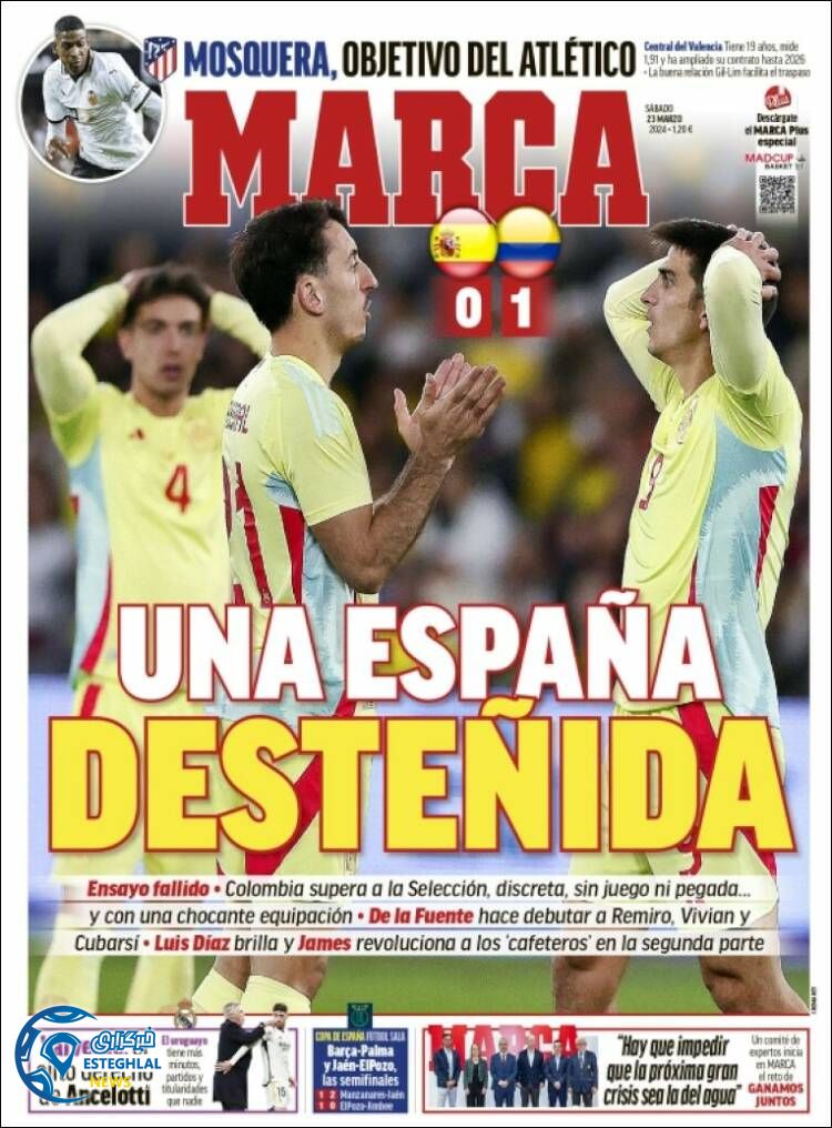 روزنامه ورزشی مارکا شنبه 4 فروردین 1403 