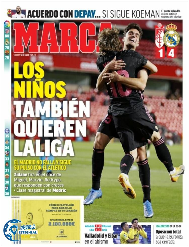 روزنامه ورزشی مارکا جمعه 24 اردیبهشت 1400