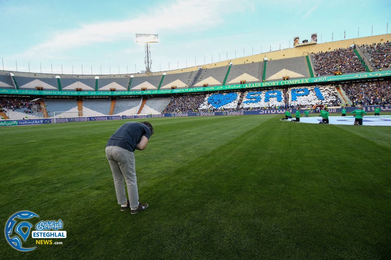 حواشی دیدار استقلال و نساجی