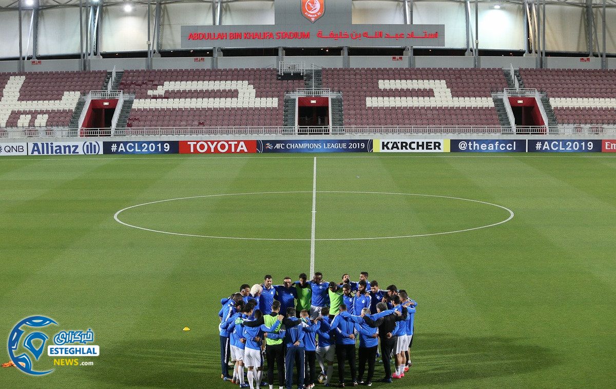 تمرین استقلال 13 اسفند ماه 97 دوحه قطر