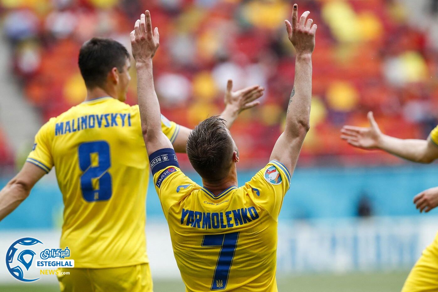 اوکراین 2-1 مقدونیه شمالی