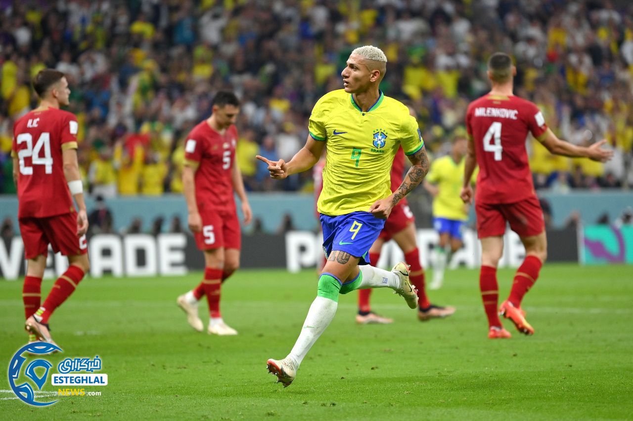 برزیل 2-0 صربستان