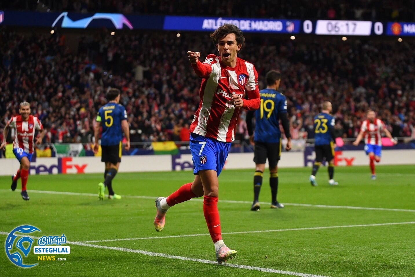 اتلتیکومادرید 1-1 منچستریونایتد