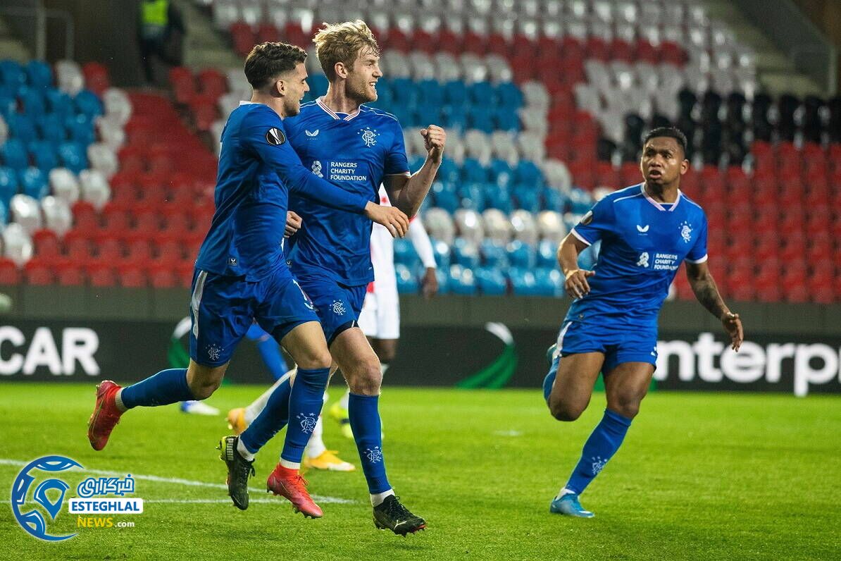 اسلاویاپراگ 1-1 رنجرز