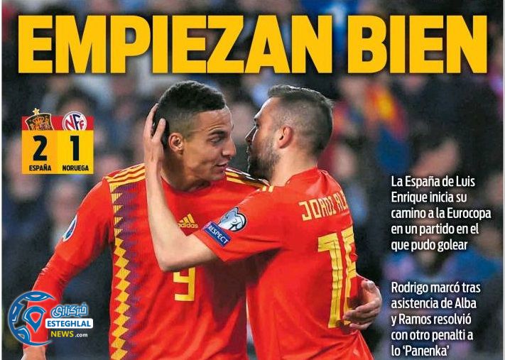 روزنامه های ورزشی جهان یکشنبه 4 فروردین 1398