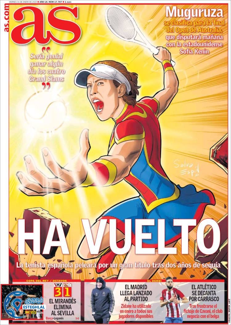 روزنامه ورزشی آاس جمعه 11 بهمن 1398