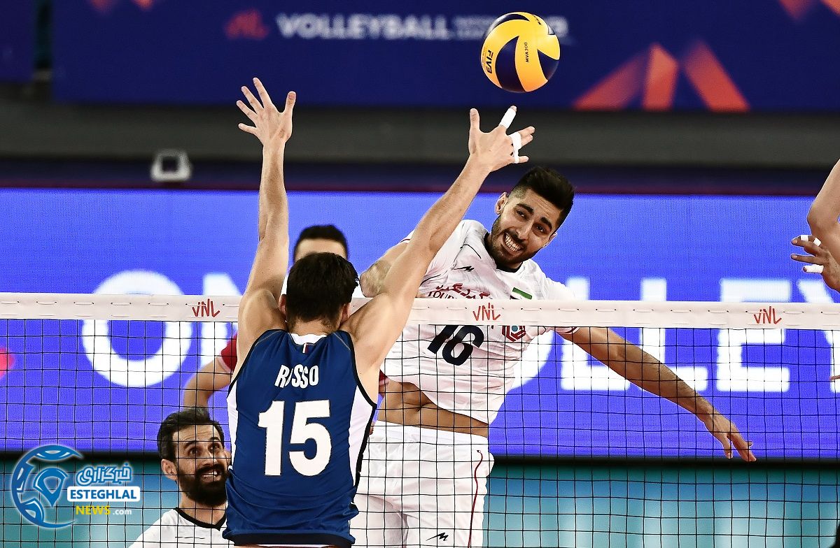 دیدار تیم ملی والیبال ایران و ایتالیا