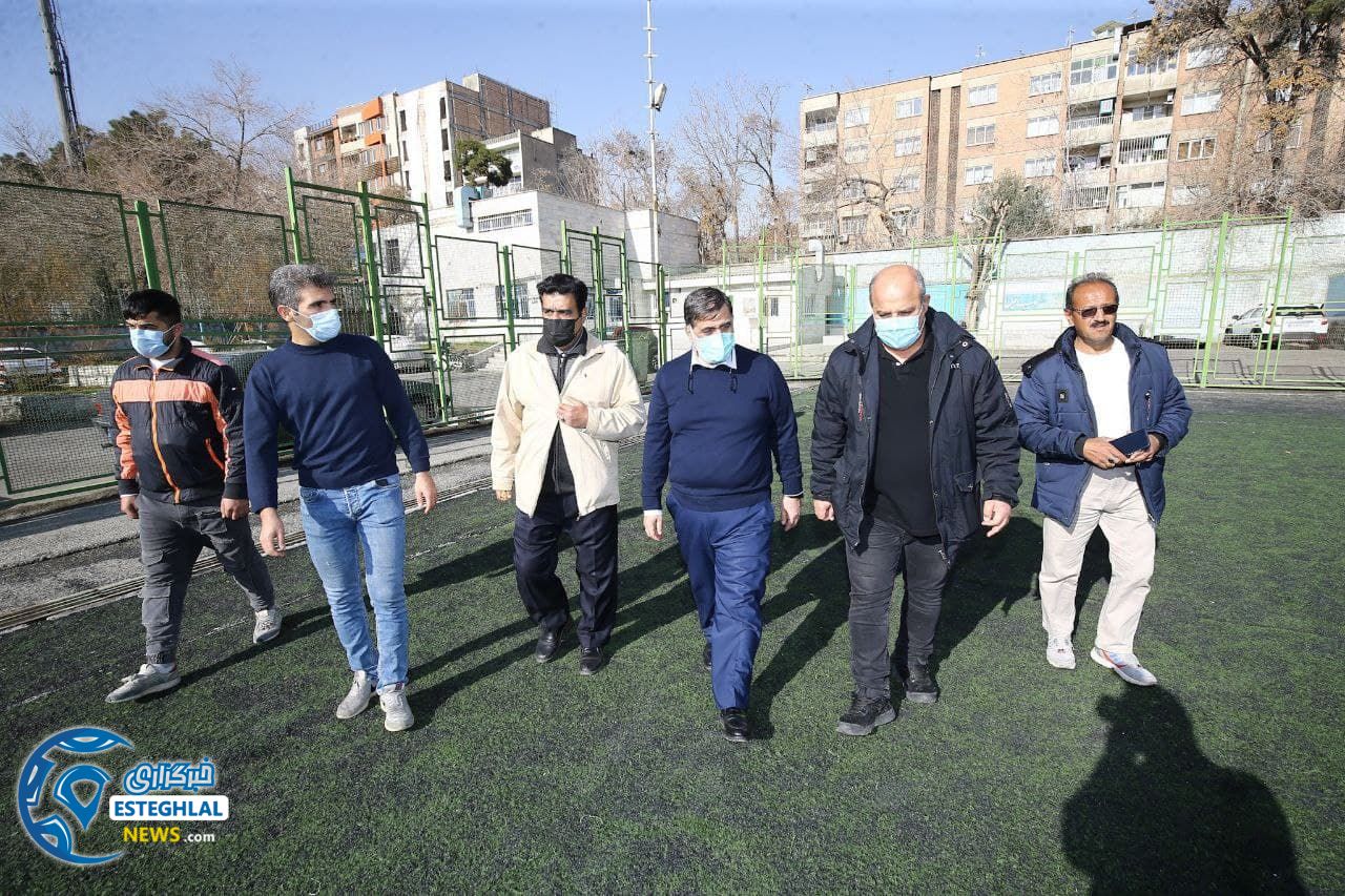 بازدید آجورلو از ورزشگاه مرغوبکار