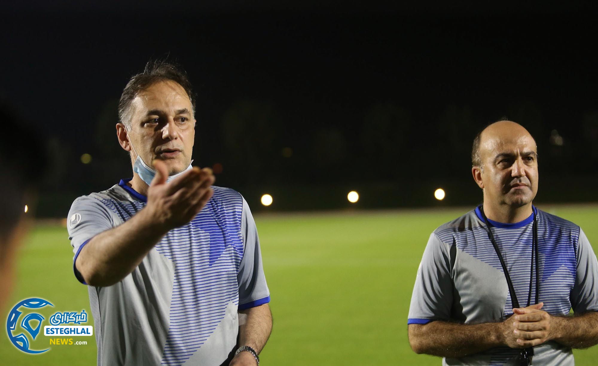 تمرین استقلال در دوحه