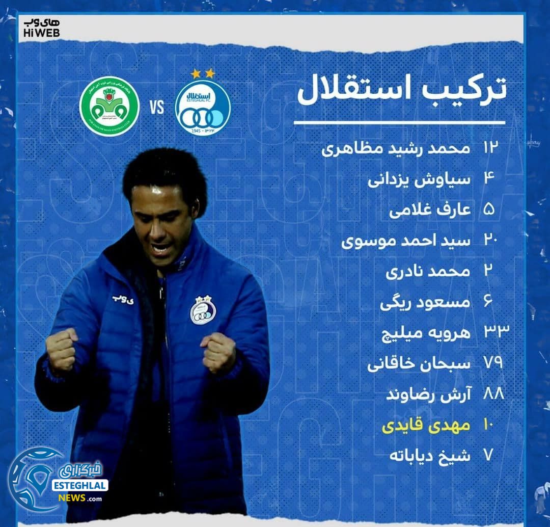 ترکیب استقلال مقابل ذوب آهن