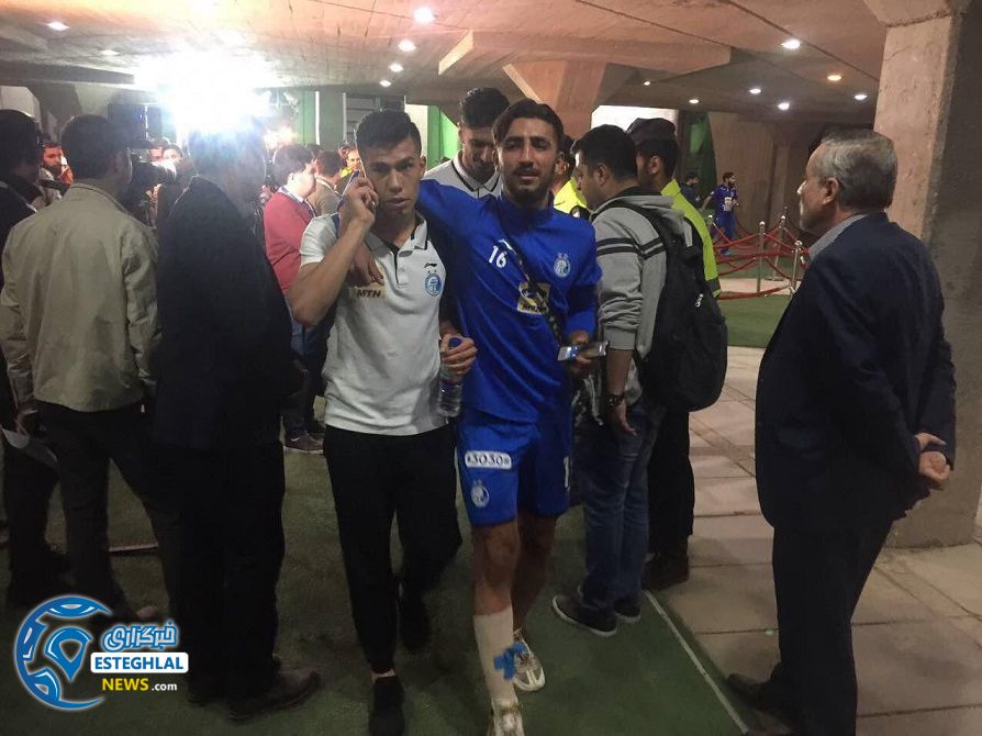 پای مصدوم صیادمنش