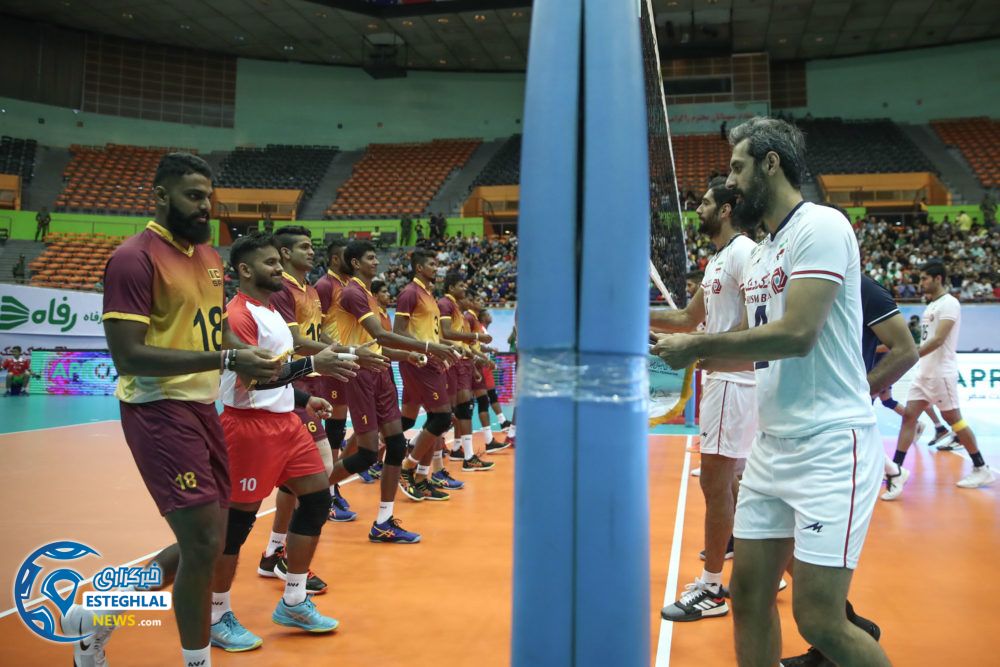 دیدار تیم های ملی والیبال ایران و سریلانکا