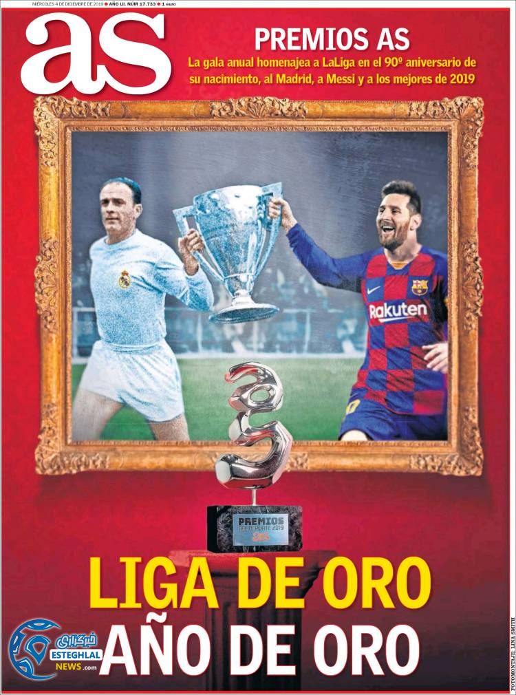 روزنامه ورزشی آاس چهارشنبه 13 آذر 1398