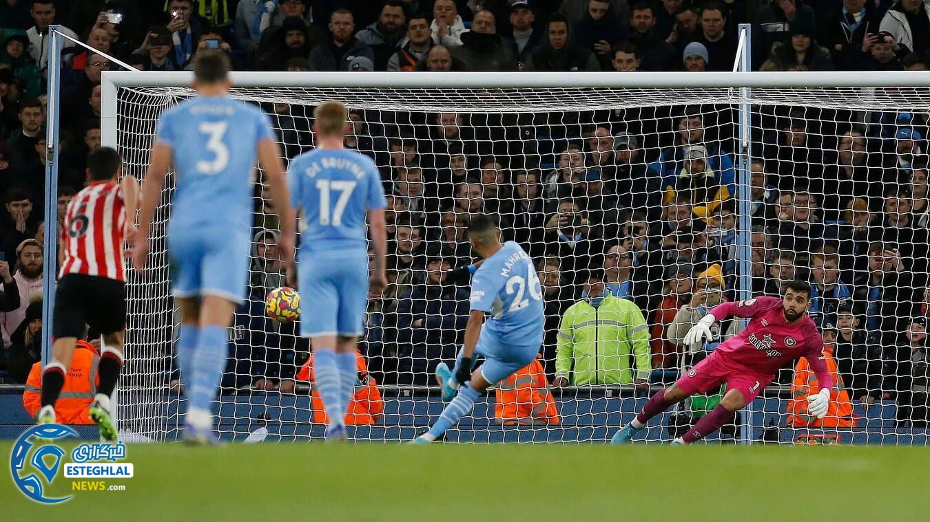 منچسترسیتی 2-0 برنتفورد  