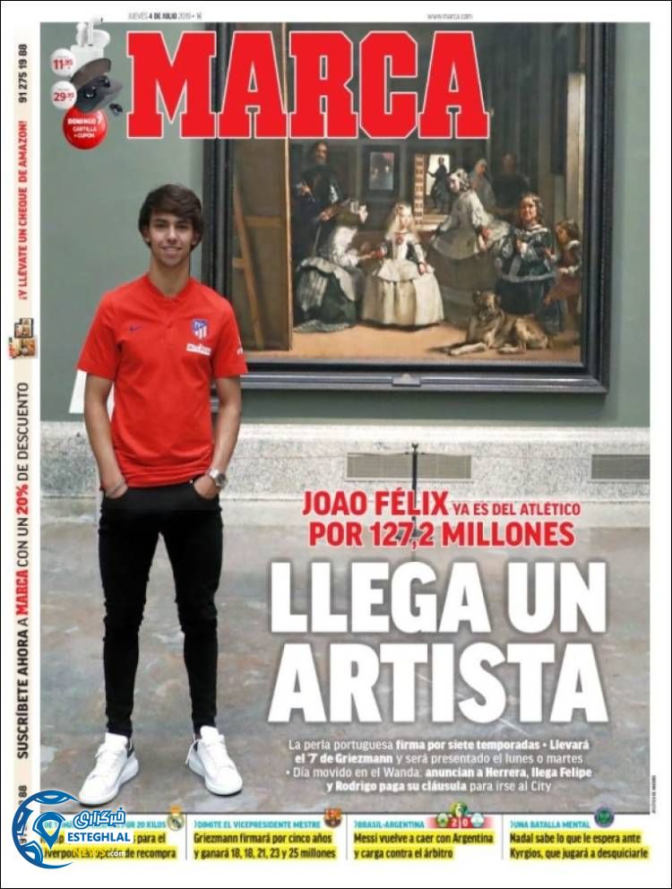 روزنامه ورزشی مارکا پنجشنبه 13 تیر 1398