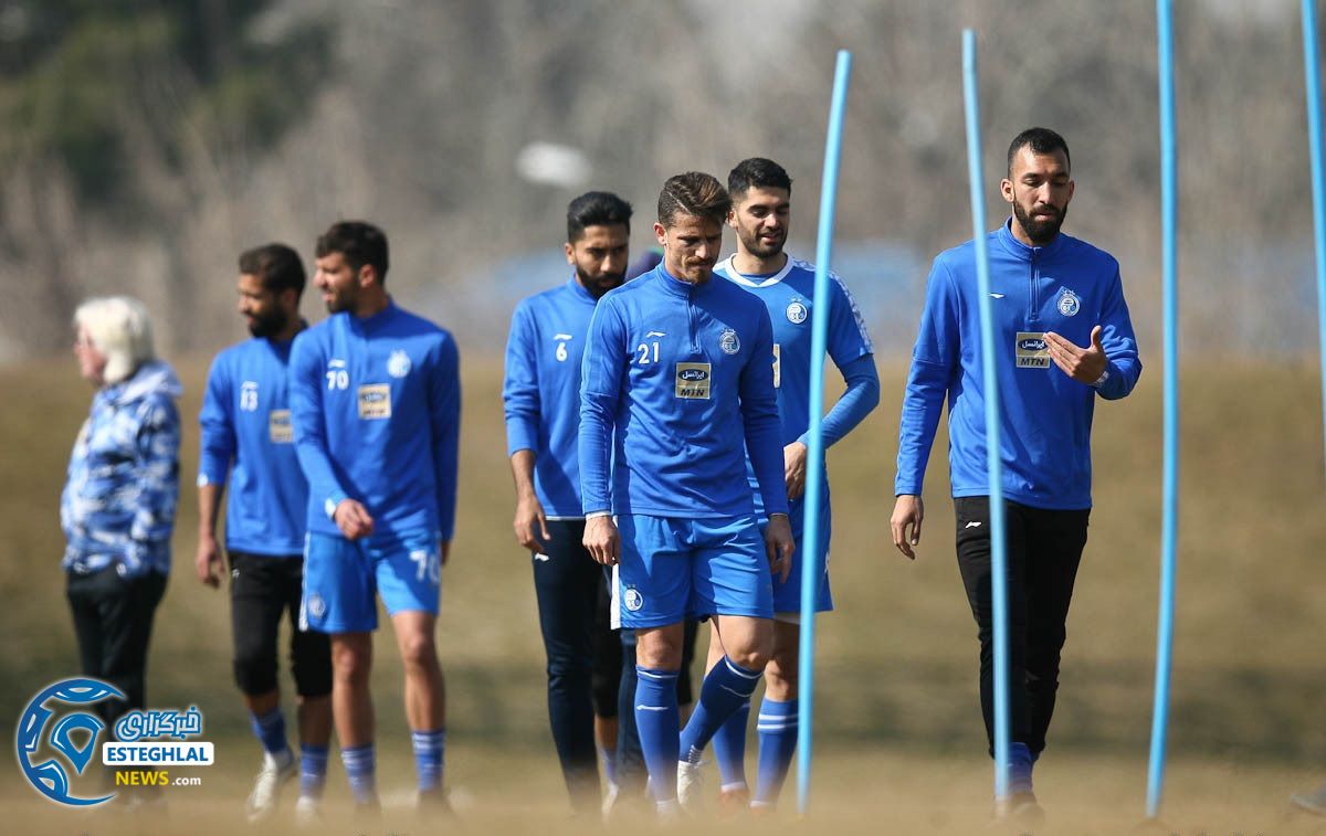 تمرین استقلال 25 بهمن  ماه 97