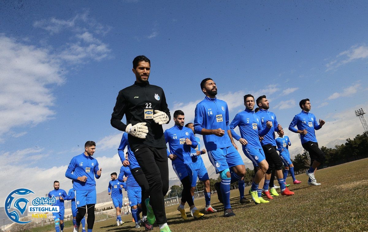 تمرین استقلال 19 دی ماه 97