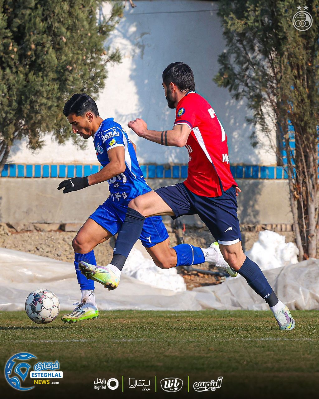 دیدار دوستانه استقلال و نساجی