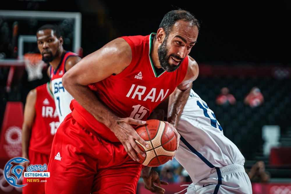 بسکتبال ایران و امریکا