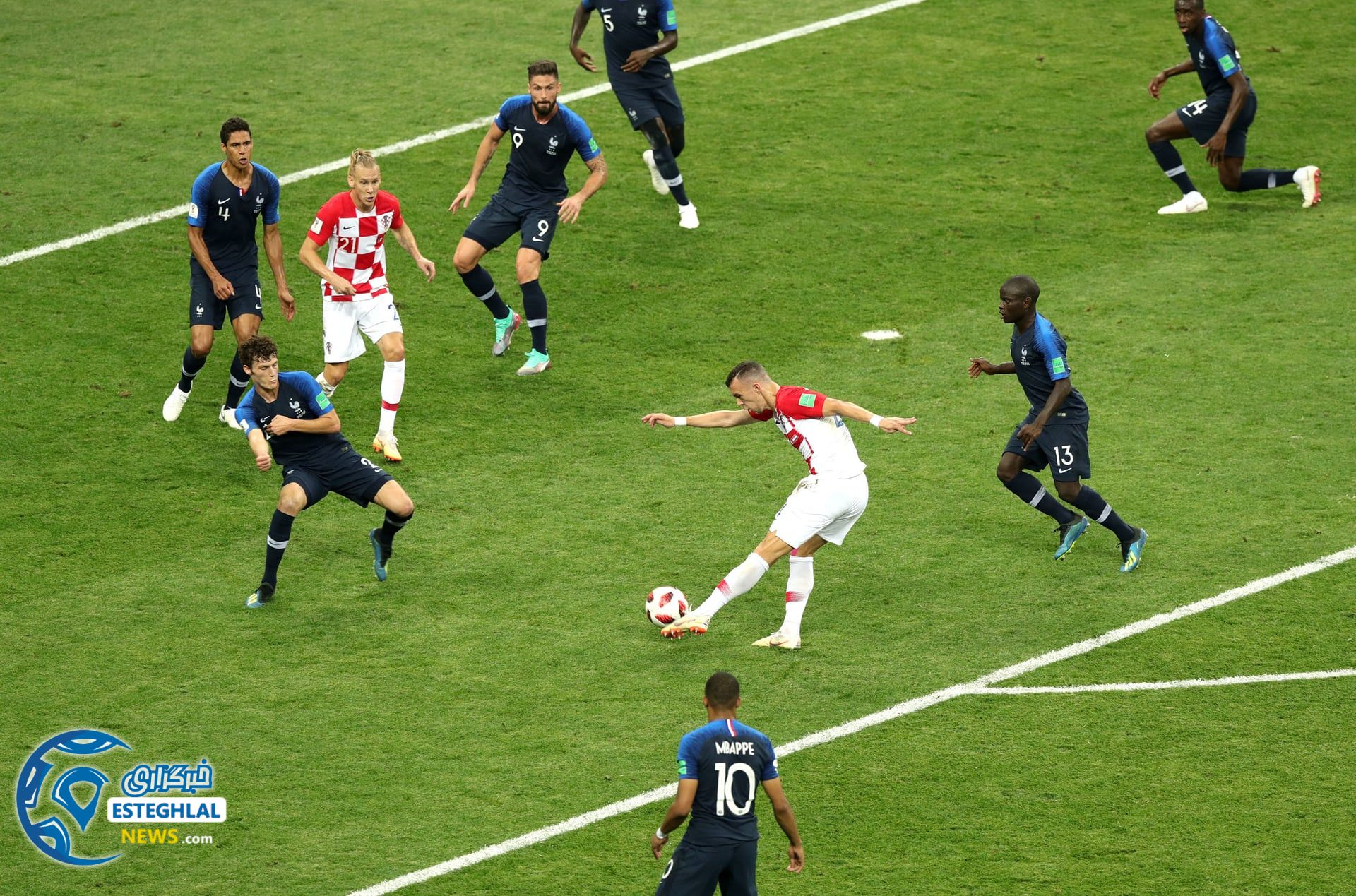 دیدار فرانسه و کرواسی