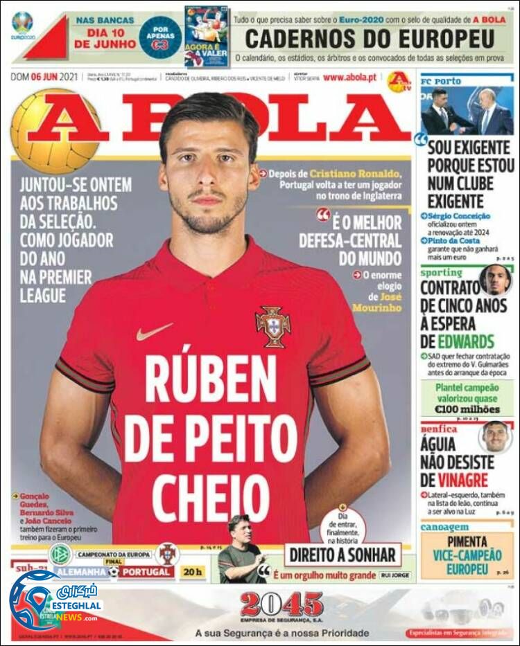 روزنامه ورزشی آبولا یکشنبه 16 خرداد 1400